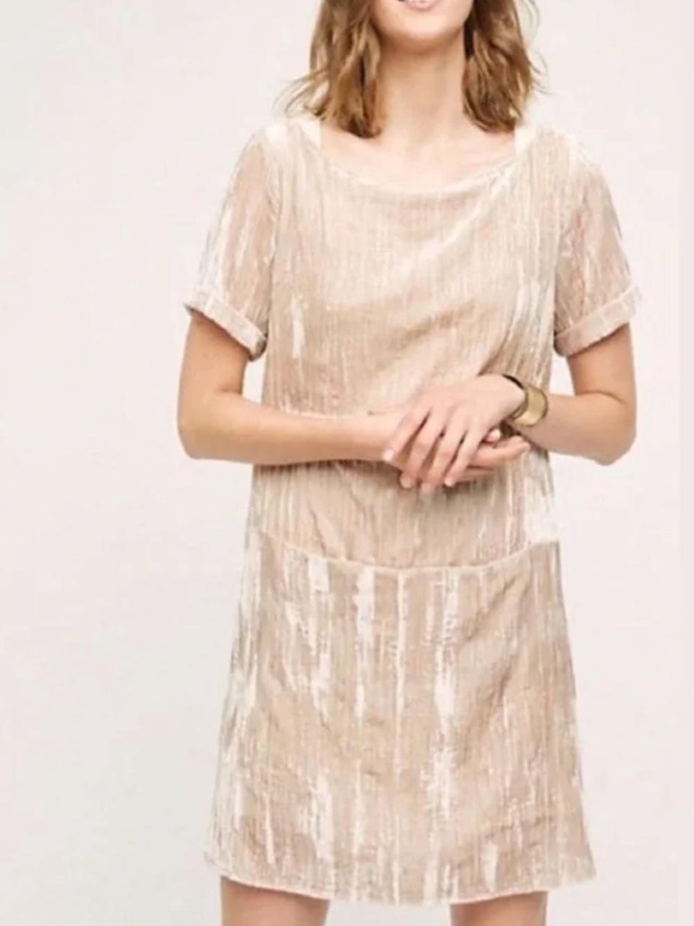 Anthropologie Floreat velvet dress
